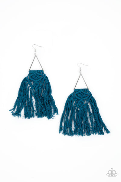 Paparazzi Accessories - Modern Day Macrame - Blue