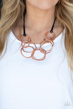 Load image into Gallery viewer, Paparazzi Accessories - Spiraling Out of COUTURE - Copper
